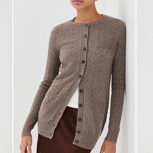 Lisa Yang Size 0 Cashmere Sweater in Truffle Color